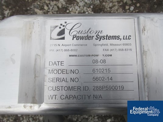 Custom Powder Systems docking station #610215, #2748-42 - Image 3