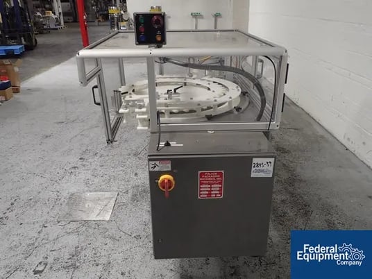 Palace Packaging #SR-2.5, capacity retorquer, rotary design, AB Micrologix 1200 PLC, 120 V., serial #8507 - Image 4