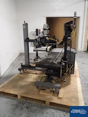 Weber #5300, box label printer/applicat, conveyor & reject, 101" long x 18" wide, 36" long reject pack-off - Image 5