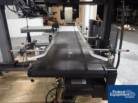 Weber #5300, box label printer/applicat, conveyor & reject, 101" long x 18" wide, 36" long reject pack-off - Image 6