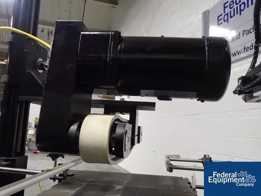 Weber #5300, box label printer/applicat, conveyor & reject, 101" long x 18" wide, 36" long reject pack-off - Image 7