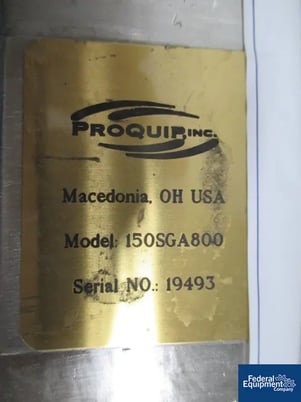 Baldor #SSBSM80C-275CA, Stainless Steel mixer, 1 HP motor, 4000 RPM, 300 V., serial #W0908248057, #2792-79 - Image 3