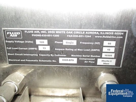 Fluid Air wurster insert, stainless steel with fluid pump on carts, #12260-2 - Image 2