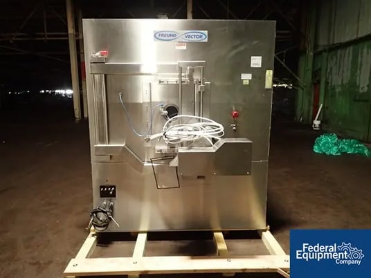 52" Vector #VHC-130STL, Stainless Steel perforated coating pan, 2007, #2927-7, 2007 - Image 1