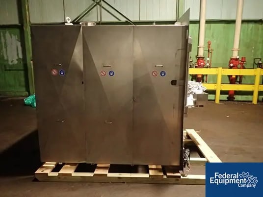 52" Vector #VHC-130STL, Stainless Steel perforated coating pan, 2007, #2927-7, 2007 - Image 5