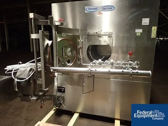 52" Vector #VHC-130STL, Stainless Steel perforated coating pan, 2007, #2927-7, 2007 - Image 7