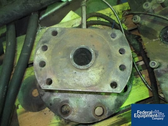 10" Ribbon slot die, fed from 1.5" heated feed throat, 8.5" diameter feed side, #12843-4 - Image 5