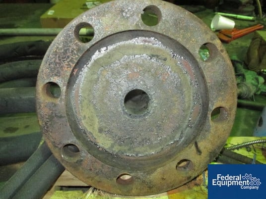 10" Ribbon slot die, fed from 1.5" heated feed throat, 8.5" diameter feed side, #12843-4 - Image 6