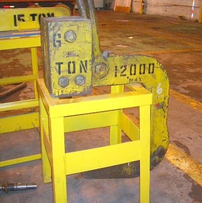 12000 lb. Custom, C-Hook, 24" W coils, 64" OD, 24.75" vert throat, 19.5" arm length, parking stand - Image 3