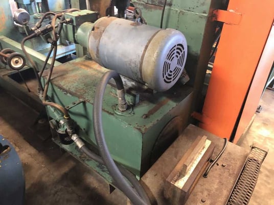 Memco #50, embosser, 48" x .060", 50 ton hydraulic pressure, 60" passline rolls - Image 2
