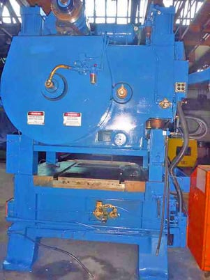 100 Ton, Oak #FP3-54-1152, fin press line, 1.5" stroke, 9" Shut Height, 51" x48" die area, 5" bolster - Image 7