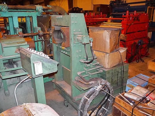 10000 lb. Stamco Recoiler, double support w/drop-in drums, 32" dia. x 30" face drums, air expansion/collapse - Image 4