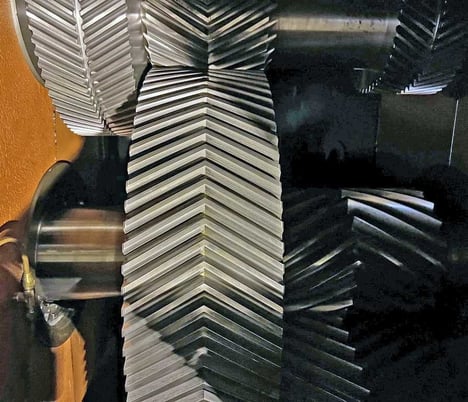 40000 lb. Loopco Recoiler, 54" wide, 16" diameter Drum, 20" & 22" Pads, 200 HP, hydraulic clamp & expansion - Image 7