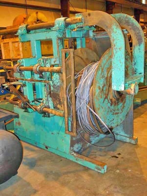 NCM scrap winder, 1" W x 0.250" thick, powered scrap dump, self contained hydraulic unit - Image 1