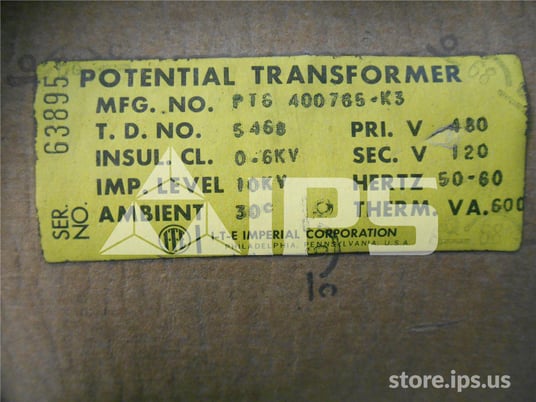 ITE 4:1 Potential Transformer 480:120 - Image 3