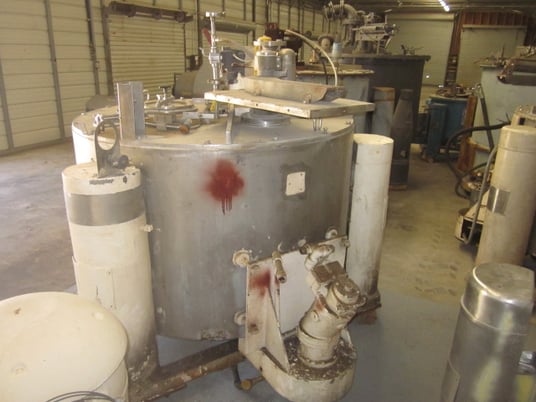 48" x 24" 316SS, perforated bowl, basket type, hydraulic drive, #103069 - Image 4