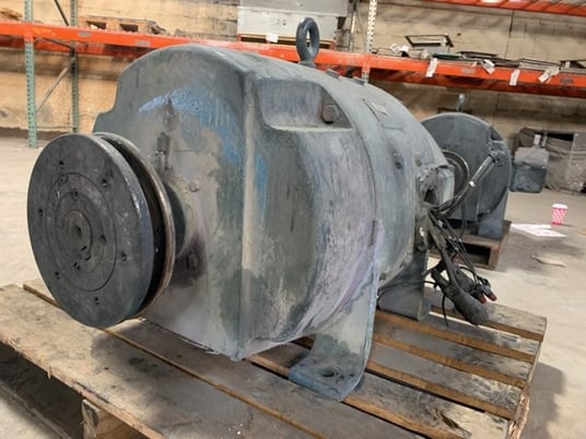 100 HP 1800 RPM General Electric, Frame 445AS, Drip-Proof Ball Bearing, 550 VA, 300/150 VF - Image 2