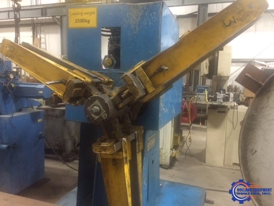 5500 lb. Soprem #CH-2450, double uncoiler, 12" width, 84" outside dimensions, 15"-22" ID range, coil keeper - Image 3