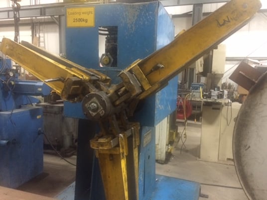 5500 lb. Soprem #CH-2450, double uncoiler, 12" width, 84" outside dimensions, 15"-22" ID range, coil keeper - Image 4