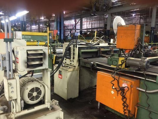 .065" x 5' Rowe #HS-SHR-60, hydraulic blanking shear, 40 SPM, controls, 2002, #13685JC - Image 1