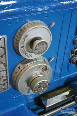 20" x 60" Monarch #62/2013, engine lathe, 4-jaw 15" chuck, chip pan, 10 HP, #73843 - Image 4