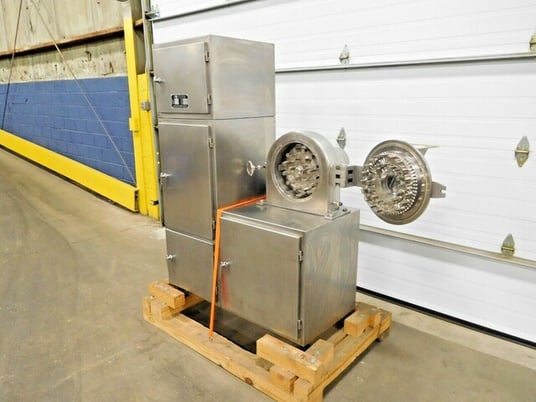 Jiangyin Baoli #JB-30-B, grinder/crusher/dust collector, 5" x 6" opening, 10mm feeding size, 3800 RPM - Image 3