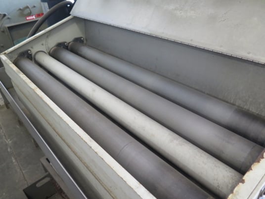 Timesavers #137-1HDMW, abrasive finishing machine, 37" belt width, 15-45 FPM, Vision Control - Image 2