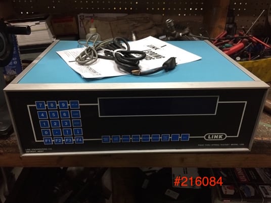Link #EL-0, spring tester, 5 lb. capacity, serial #WS 852050 - Image 2