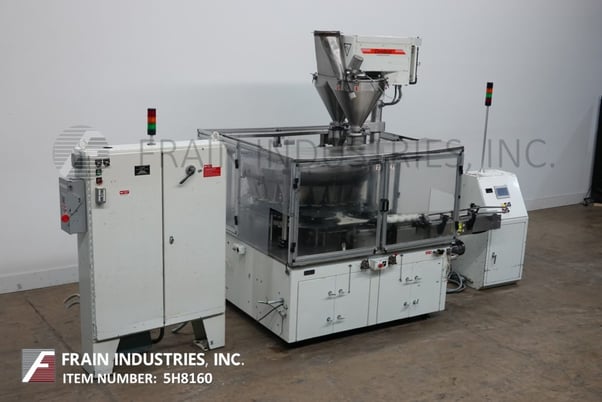 All-Fill #R, 24 pocket, rotary, continous motion, Stainless Steel auger, 30-200 containers per minute - Image 1