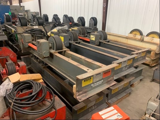 10 Ton, Preston-Eastin #TDRA-10, set of tank rolls, 20000 lb., 6"-144" pipe size, variable speed, 2014 - Image 3