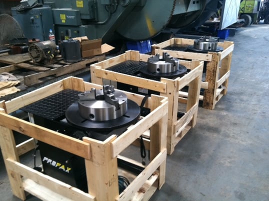 500 lb. Profax #WP-500, medium duty welding positioner, 19-5/8" round table, 16" chk, 2014 - Image 2