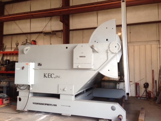 120000 lb. Aronson #AB-1200, welding positioner, 10' x10'T-slotted square table, 1978 - Image 4