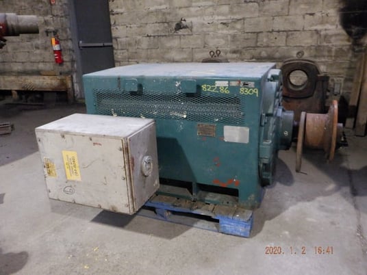 400 HP 720 RPM General Electric, Frame 8309S, Drip-Proof Ball Bearing, 2300 Volts - Image 2