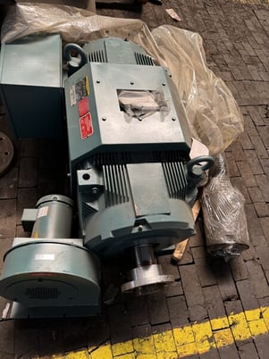 200 HP 1785/3560 RPM Baldor-Reliance, Frame FL4034Z, TEAO-BC, 460 Volts, With Encoder, Surplus - Image 1