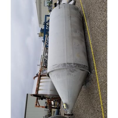 160 cu.ft., Bristol Metal Products, aluminum storage bin hoppe, #16430 - Image 1