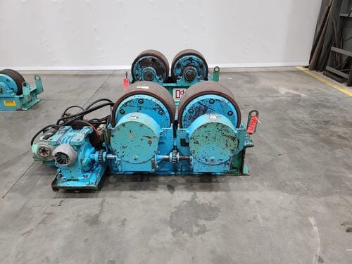 150 Ton, Ransome Micarta #150PRM, tank turning rolls, 300000 lb.,750 Tons weight capacity for set,  8"32" - Image 2