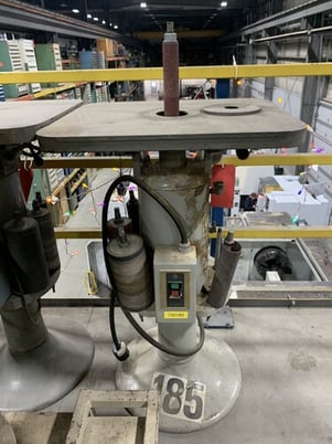 Spindle Sander, 20" x 24" table, 45 deg. table tilt, 10" spindle length, 1/2 HP, 208/220/440 V. - Image 1