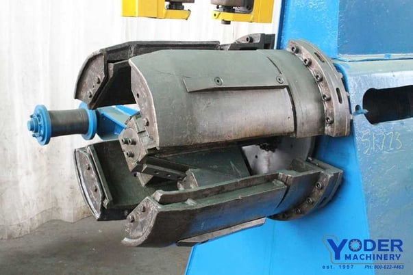 Loopco, uncoiler with Vickers hyraulic pump, (4) 18" mandrels w/guide rollers, #51773 - Image 3