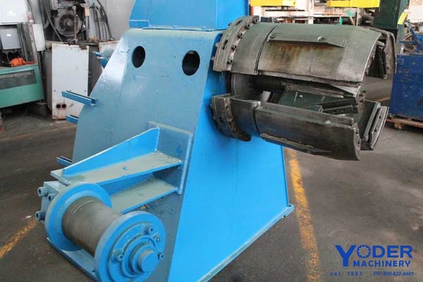 Loopco, uncoiler with Vickers hyraulic pump, (4) 18" mandrels w/guide rollers, #51773 - Image 4