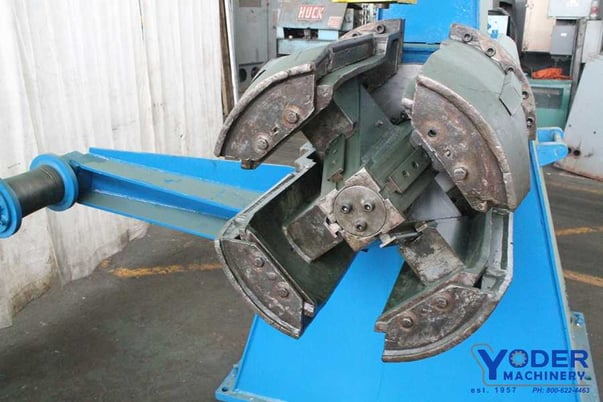 Loopco, uncoiler with Vickers hyraulic pump, (4) 18" mandrels w/guide rollers, #51773 - Image 5