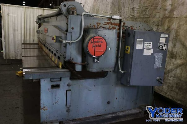 3/8" x 12' Lodge & Shipley #0612, power squaring shear, 36" Back Gauge, rebuilt 1990, #72137 - Image 5