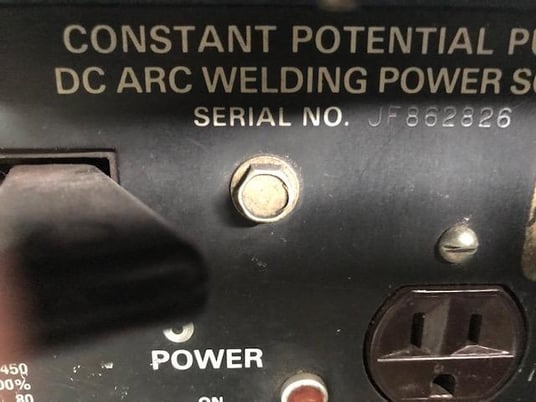 Miller #Pulstar-450, 450 amp constant potential DC mig welder, s/n JFf862826 - Image 4