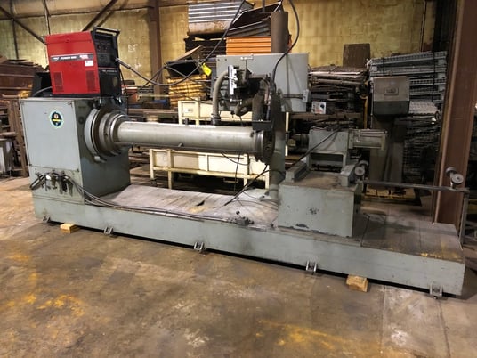48" Jetline, welding lathe / circumferential welder, Miller welding power source, Tag #16215 - Image 1