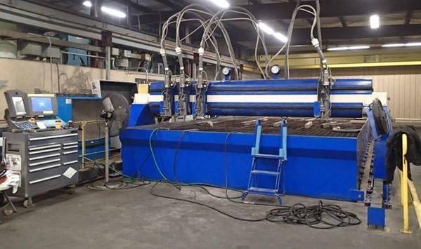 Wardjet #RX-3013, 4-head, waterjet cutting system, 100 HP, 60000 psi, 30' x 13' area, 2009 - Image 10