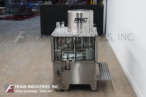 PMC #XRC-1200, 12 head, rotary, finger pump inserter and capper, 30-180 containers per minute, star wheel in - Image 4