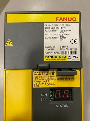 Fanuc, A06B-6121-H011#H550, spindle amplifier module, #104407 - Image 3