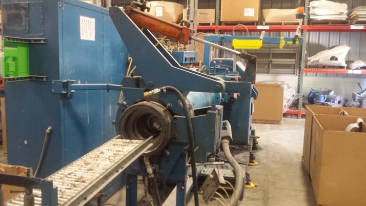 6" Troester / Monsanto cold feed rubber extruder, 18:1 L/D, 250 HP, power roll feed - Image 2