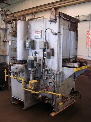 24" width x 42" L x 24" H Surface Combustion, batch spray, gas fired, roller-rails, 175&deg;F - Image 2