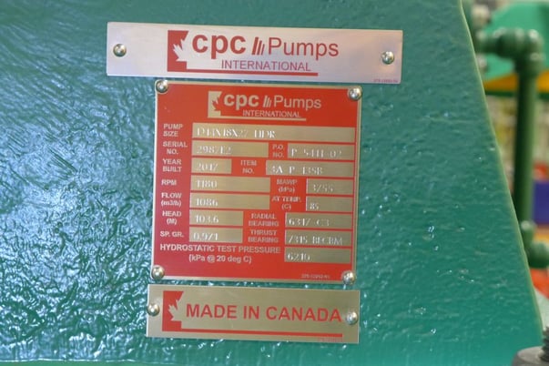 CPC Pumps #HDR, heavy oil feed pump, Carbon Steel Alloy, 700 HP, unused, never installed - Image 5