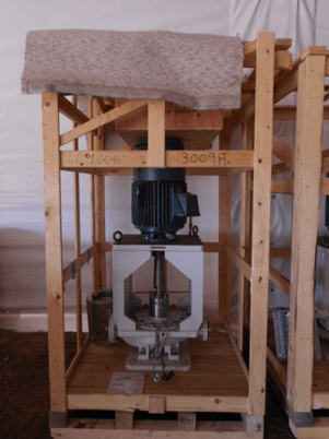 45 GPM @ 417' TDH, United - CPC #VP-CX, type OH4, size S2x3x13, 25 HP Baldor motor - Image 1